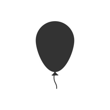 Şerit simgesi izole edilmiş balon. Düz tasarım. Vektör İllüstrasyonu