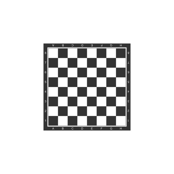 Ikona szachownicy na białym tle. Starożytna intelektualna gra planszowa. Płaska konstrukcja. Ilustracja wektorowa — Wektor stockowy