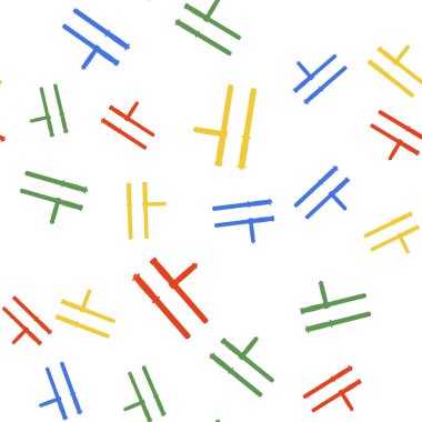 Renkli Polis kauçuk çubuk ikonu beyaz arka planda izole edilmiş pürüzsüz desen. Kauçuk copu. Polis yarasası. Polis ekipmanları. Vektör.