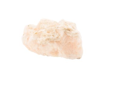 Pembe Dolomit taş izole noktalı.