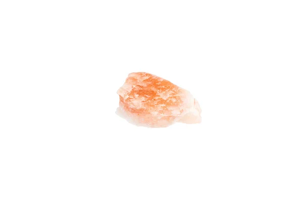 粉红色的岩盐石隔离 — 图库照片