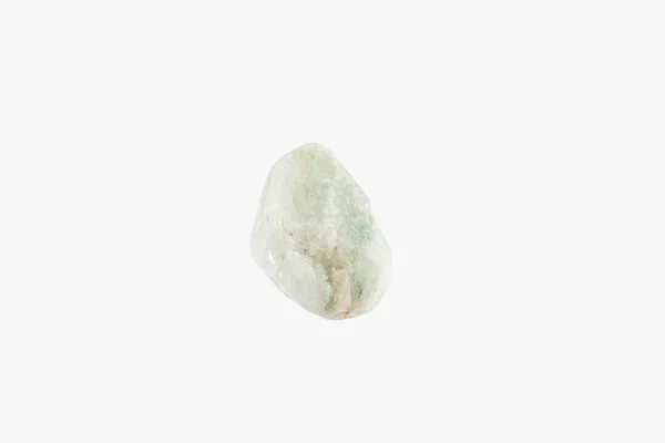 Piedra Cruda Jadeíta India Aislada — Foto de Stock