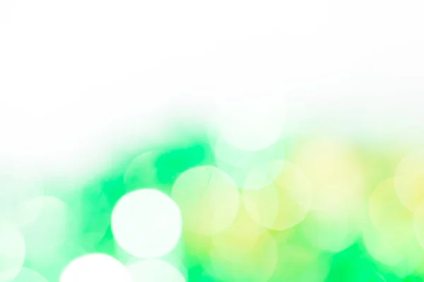 Groene Gouden Bokeh Lichten Abstracte Achtergrond Ruimte Voor Tekst — Stockfoto