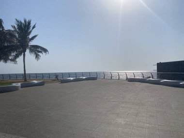 Deniz kıyısının güzel manzarası