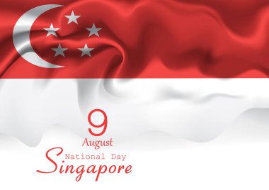 Singapur Ulusal gün arka plan 