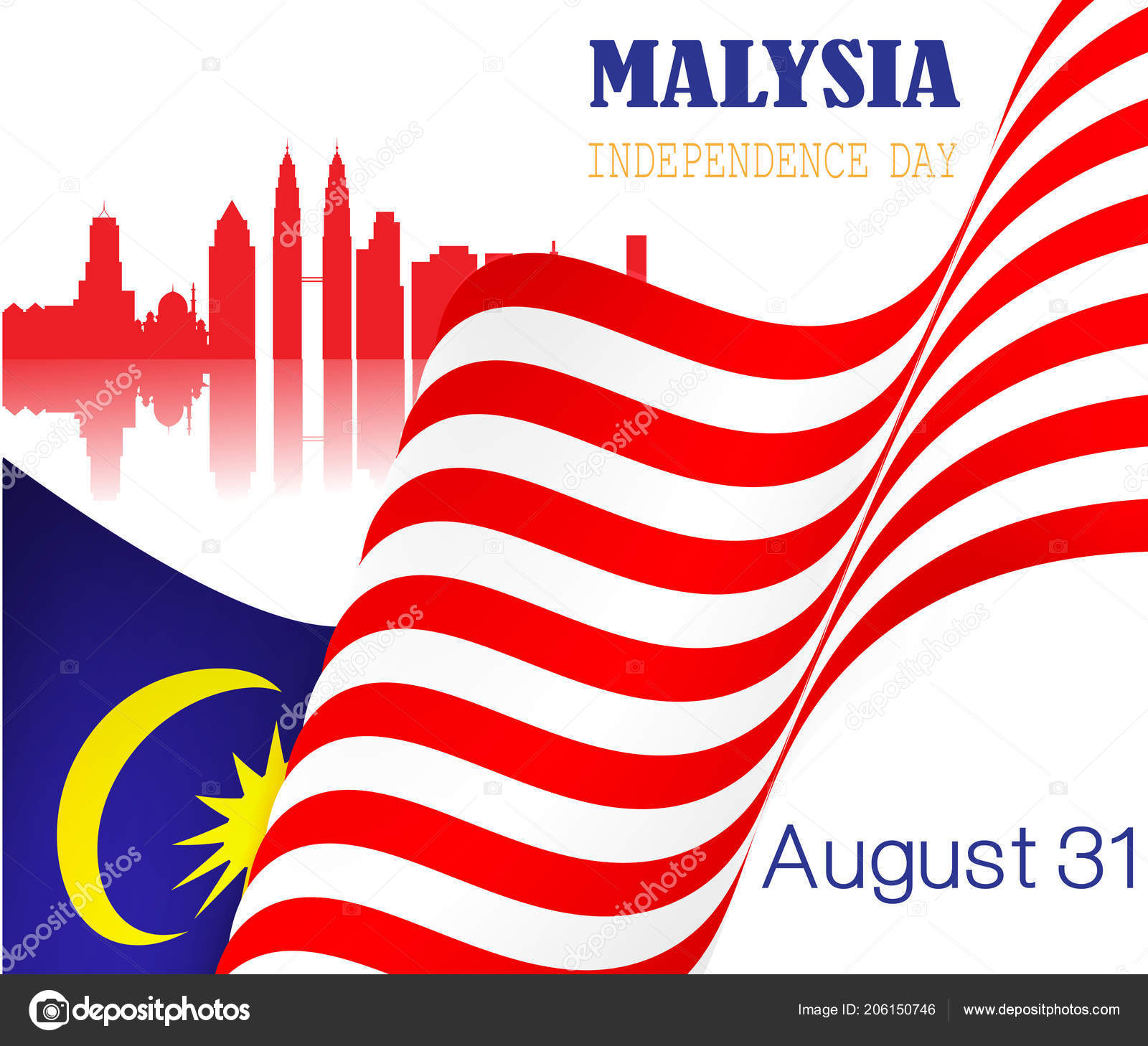 National Day Malaysia Merdeka Day Celebrated Public Holiday Malaysia