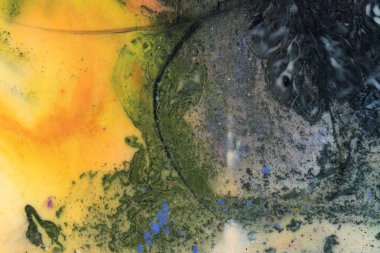 Soyut mürekkep arka plan. Mermer tarzı. Beyaz arka plan üzerinde renkli boya kontur dokusu. İçin oyun ve web tasarım duvar kağıdı. Grunge çamur sanat.