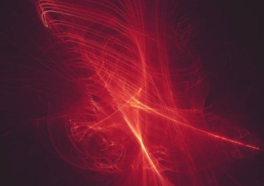 parlayan dijital fraktal hafif tasarım arka plan