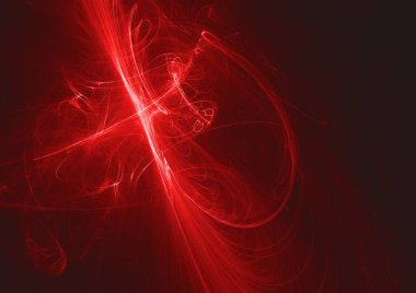 parlayan dijital fraktal hafif tasarım arka plan