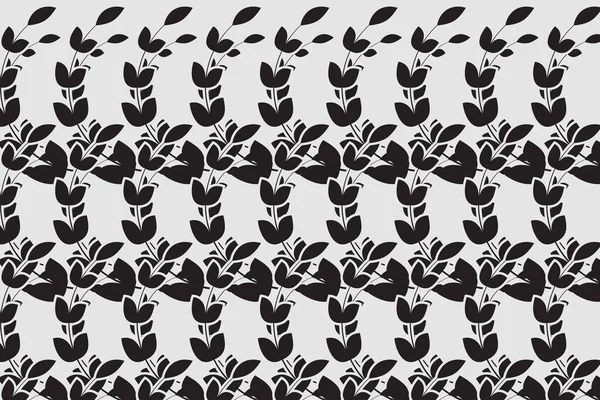 Siyah çiçeksiz desenli arkaplan