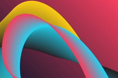 soyut renkli gradyan dalga geçmiş