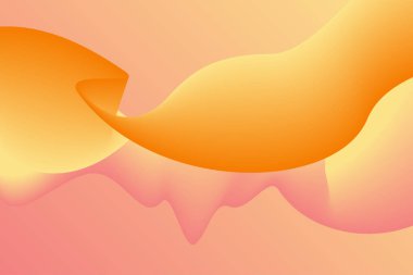 turuncu gradyan sıvı dalga arkaplanı