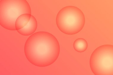 soyut parlak turuncu çember arkaplan tasarımı