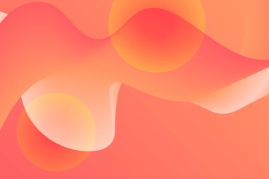 soyut turuncu kırmızı gradyan sıvı arkaplan tasarımı