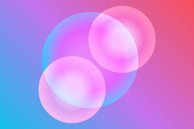 Soyut parlak pembe kabarcık arkaplanı