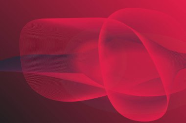 kırmızı soyut eğimli parlayan dalga akış tasarımı