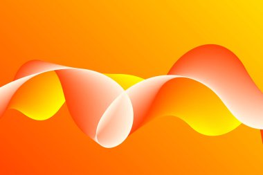 soyut turuncu dalga arkaplan tasarımı