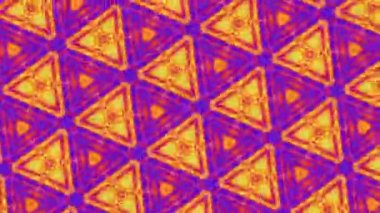 Dönen parlak kaleydoskop arkaplan dijital animasyon renkli hareket şekil süslemesi