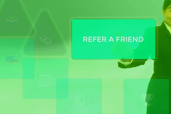 refer a friend -customer invitation concept