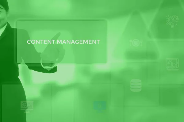 content management system (CMS) concept