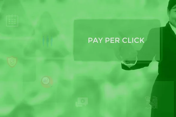 pay per click - make money online concept