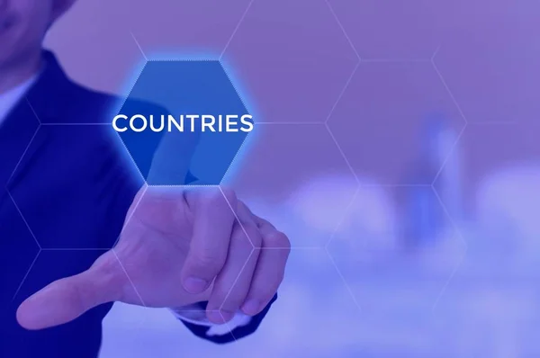 COUNTRIES - technology and business concept