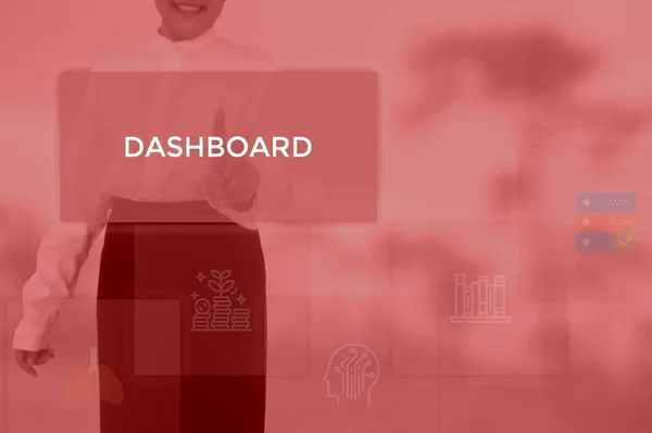 DASHBOARD - technology and business concept