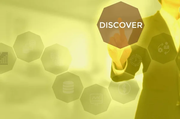 DISCOVER - technology and business concept