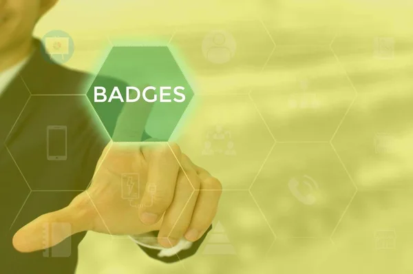 select BADGES - technology and business concept