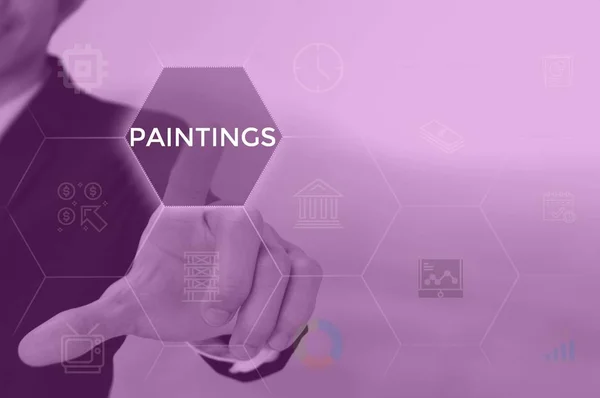 PAINTINGS - technology and business concept