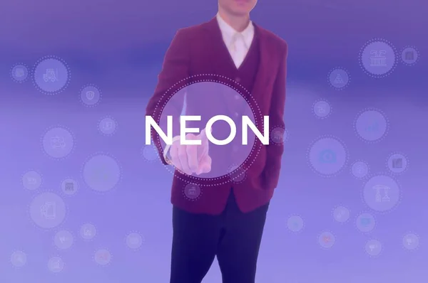 NEON - technology and business concept
