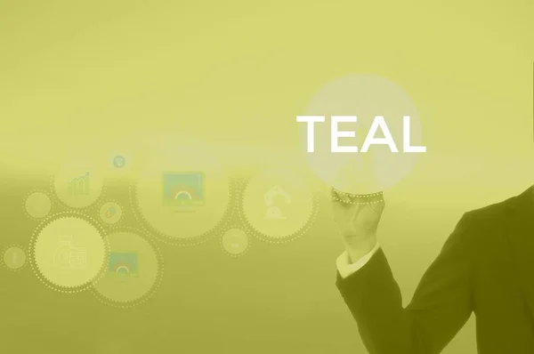TEAL - technology and business concept