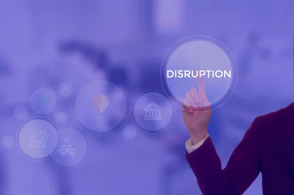 disruption - business transformation  concept
