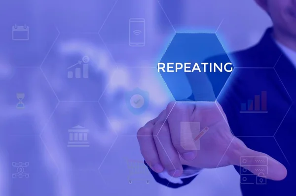 REPEATING - technology and business concept