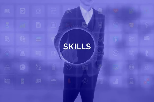 SKILLS - technology and business concept