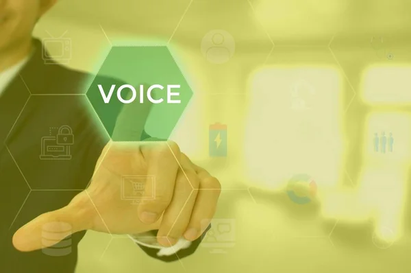 VOICE - technology and business concept