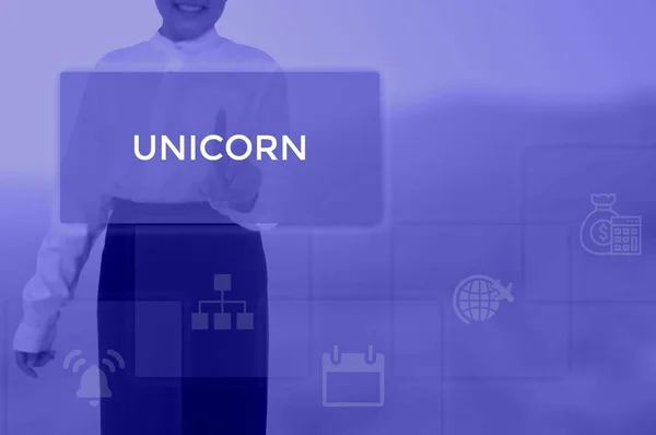 UNICORN - technology and business concept