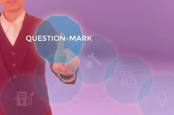 QUESTION-MARK - technology and business concept