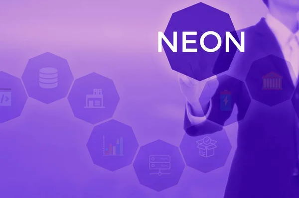 NEON - technology and business concept