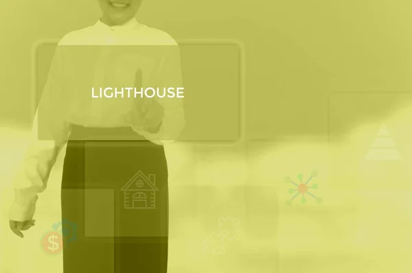 LIGHTHOUSE - technology and business concept