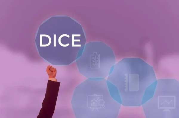 DICE - technology and business concept