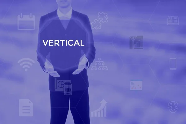 VERTICAL - technology and business concept