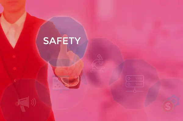 SAFETY - technology and business concept