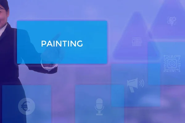 PAINTING - technology and business concept