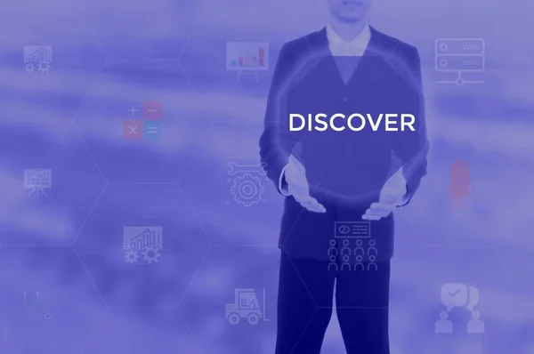 DISCOVER - technology and business concept