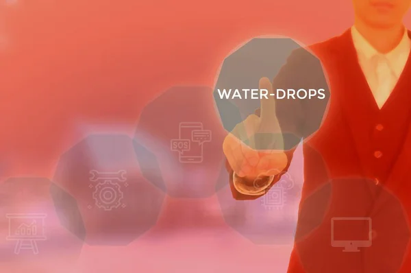 WATER-DROPS - technology and business concept