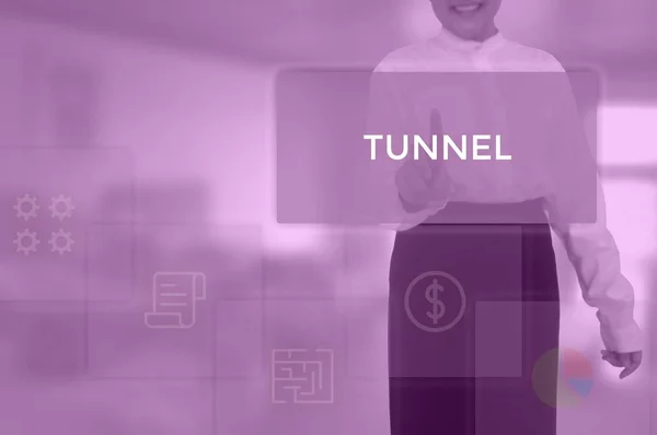 TUNNEL - technology and business concept