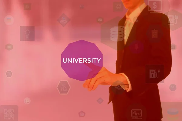 UNIVERSITY - technology and business concept