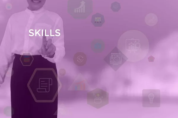 SKILLS - technology and business concept