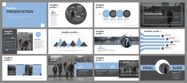 Soyut beyaz, mavi, slaytlar. Broşür kapağı tasarımı. Fantezi bilgi afiş çerçeve. Reklam el ilanı metin yazı tipi. Başlık sayfası modeli seti. Modern vektör ön sayfası. Yaratıcı şehir şehir. Sunum şablonları, kurumsal